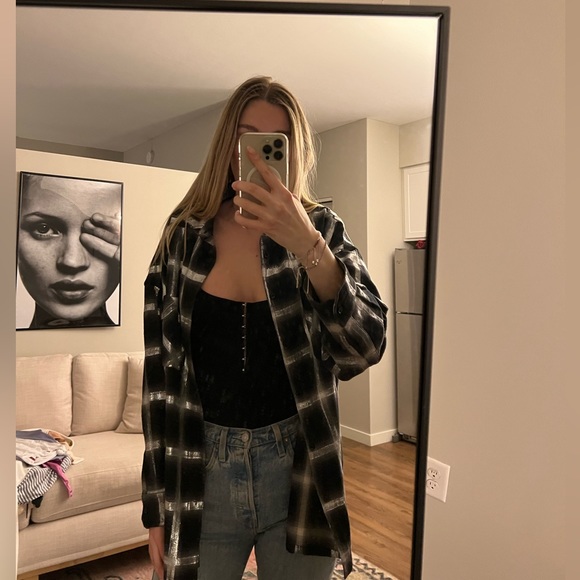 Amiri Plaid Metallic Flannel - Picture 3 of 3